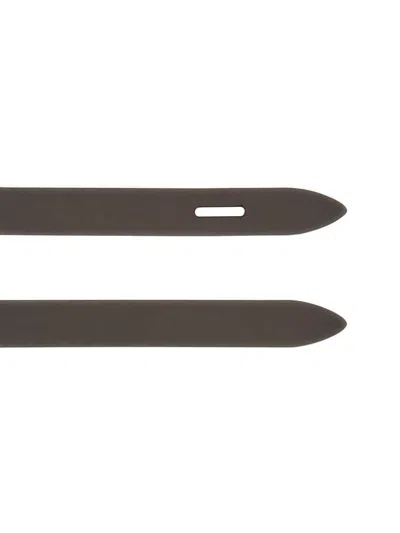 Isabel Marant Adjustable Knot Detail Belt With Smooth Finish In Black