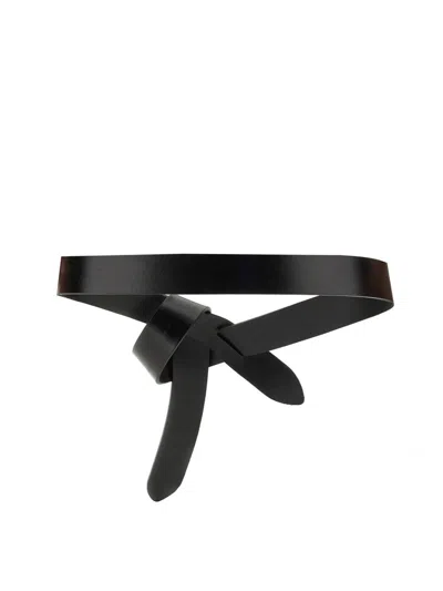 Isabel Marant Adjustable Knot Detail Smooth Finish Belt