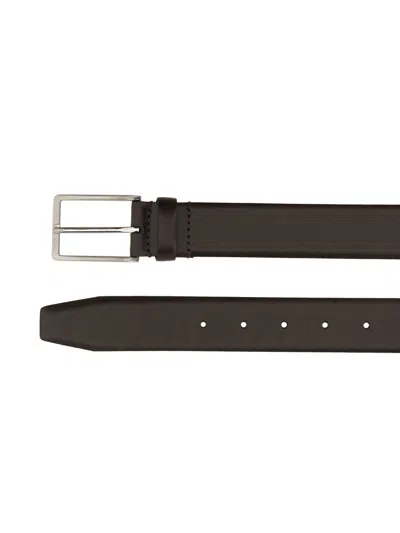 Hugo Boss Belt With Metal Buckle And Adjustable Length In Black
