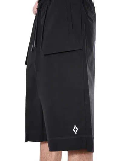 Marcelo Burlon County Of Milan Marcelo Burlon Bermuda With Logo In Blue