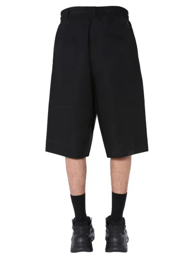 Marcelo Burlon County Of Milan Marcelo Burlon Bermuda With Logo In Blue