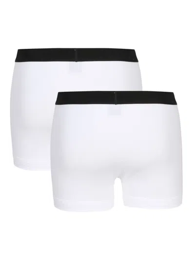 Tom Ford Logo Waistband Boxer Brief In White