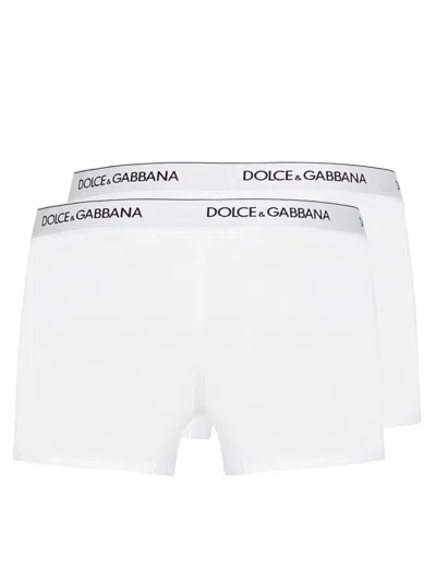 Dolce & Gabbana Bi-pack Boxer Regular In White