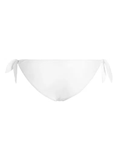 Dolce & Gabbana Bow Tie-side Bikini Briefs In White