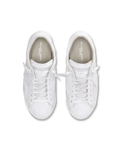 Philippe Model Prsx Low Basic White Sneaker In White