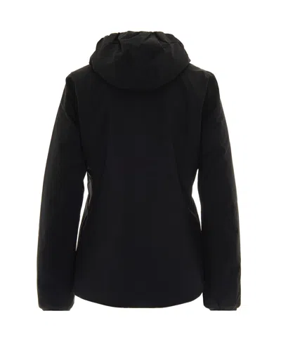 K-way Reversible Slim Fit Jacket With Waterproof And Windproof Sides In Black