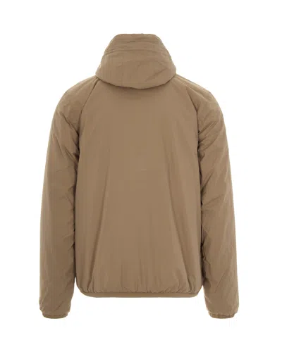 K-way Le Vrai 4.0 Claude Warm Jacket In Beige In Brown