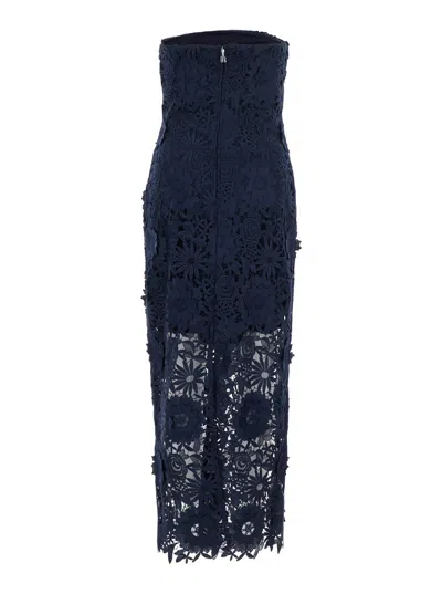 Rotate Birger Christensen Dress Rotate Woman Color Blue In Blue