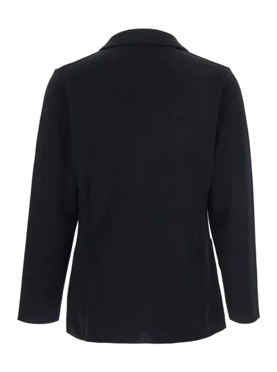 Lardini Houndstooth Three-button Jacket In Black