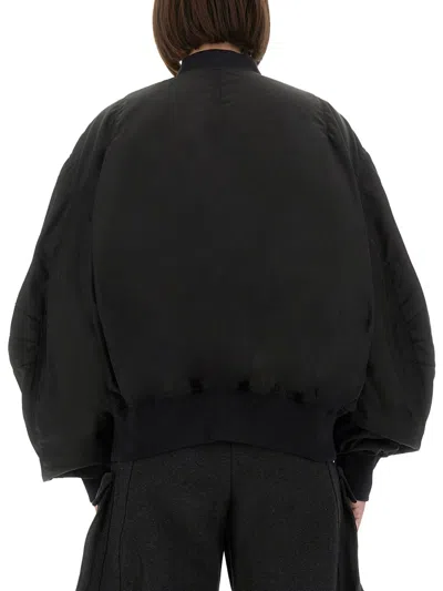 Attico Bomber "anja" In Black