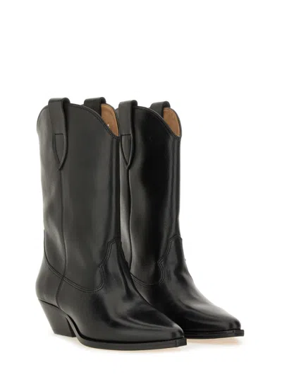 Isabel Marant Women Duerto Leather Boots In Black