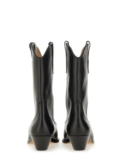 Isabel Marant Women Duerto Leather Boots In Black
