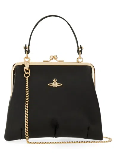 Vivienne Westwood Black Granny Frame Bag