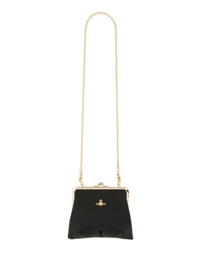 Vivienne Westwood Black Granny Frame Bag