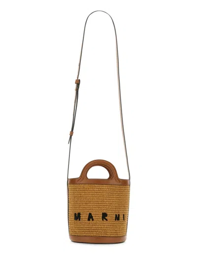 Marni Micro "tropicalia" Bag In Brown