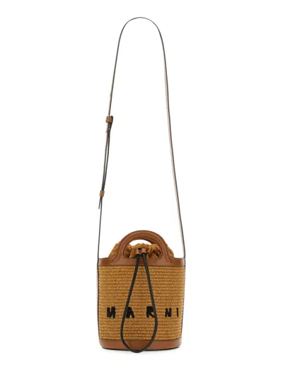 Marni Micro "tropicalia" Bag In Brown