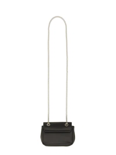 Vivienne Westwood Borsa Con Catena Small In Black