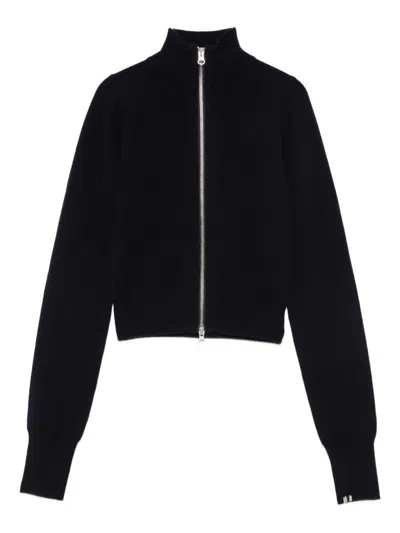 Extreme Cashmere Cashmere Zipped Cardigan In Blue