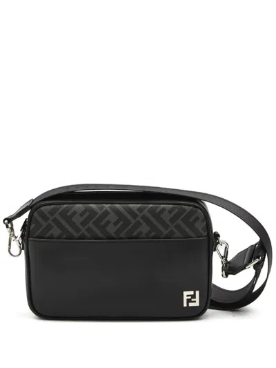 Fendi Adjustable Detachable Shoulder Strap Camera Case In Black