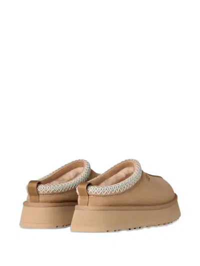 Ugg Tazz Round Toe Flat Sole Slippers In Animal Print