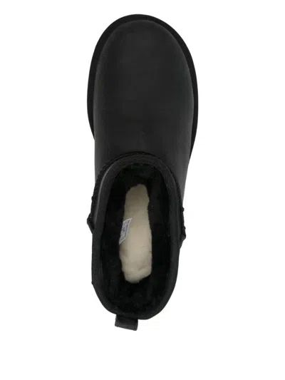 Ugg W Classic Ultramini Leather In Black