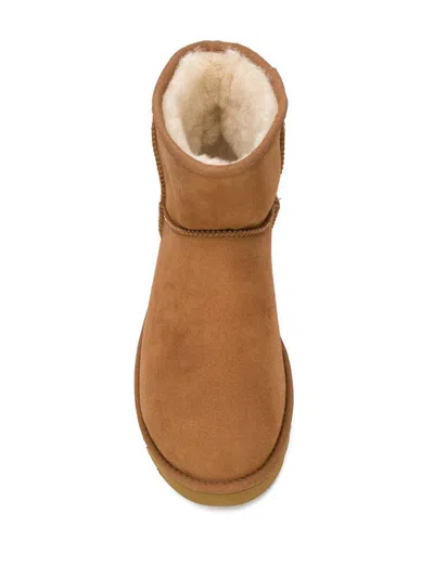 Ugg Biscuit Suede Classic Mini Ii Ankle Boots In Brown