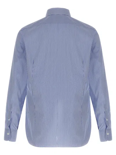 Barba Napoli Barba Striped Shirt In Blue