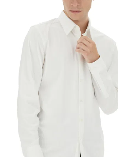 Theory Shirt Button-down Collar Long Sleeves In White