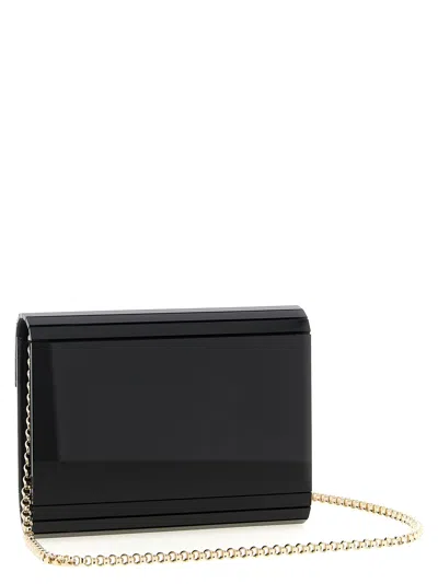 Jimmy Choo Candy Clutch Black In Black