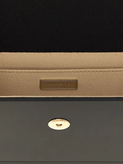 Jimmy Choo Candy Clutch Black In Black