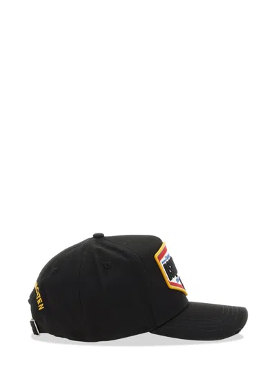 Dsquared2 Cappello Baseball In Gabardine Di Cotone