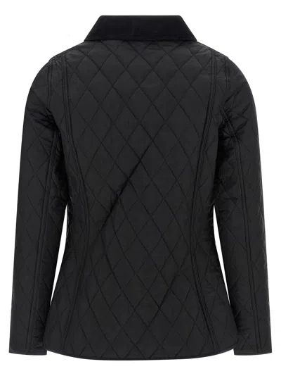 Barbour Annandale Water Resistant Quilted Utility Jacket In Black