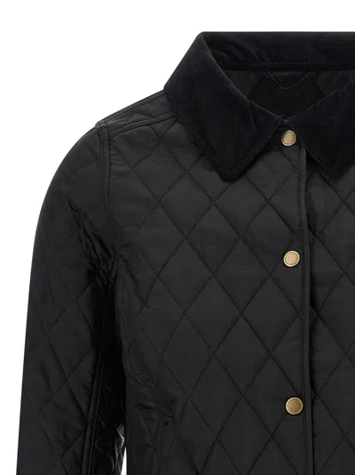 Barbour Annandale Water Resistant Quilted Utility Jacket In Black