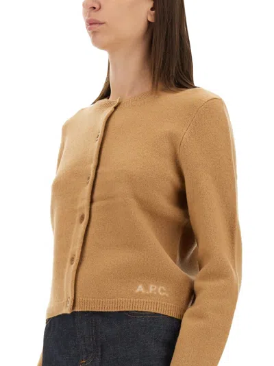 Apc A.p.c. Sweaters Brown In Brown