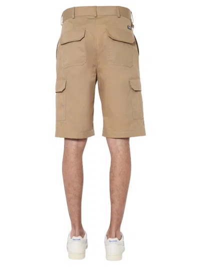 Msgm Cargo Bermuda In Nude