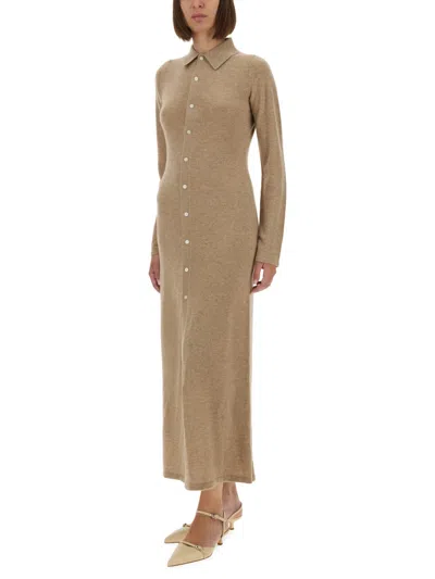 Guest In Residence Cashmere Showtime Dress In Nude