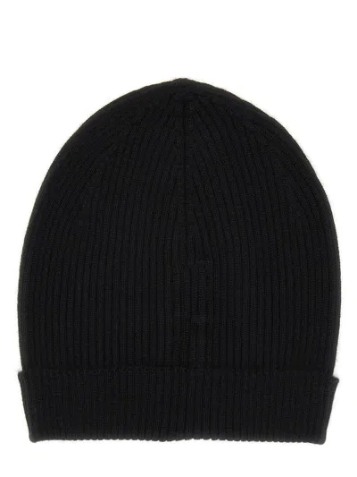 Rick Owens Ribbed Texture Folded Brim Hat