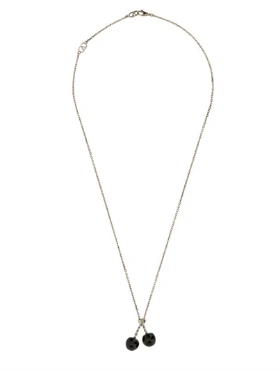Valentino Chez  Metal And Enamel Necklace