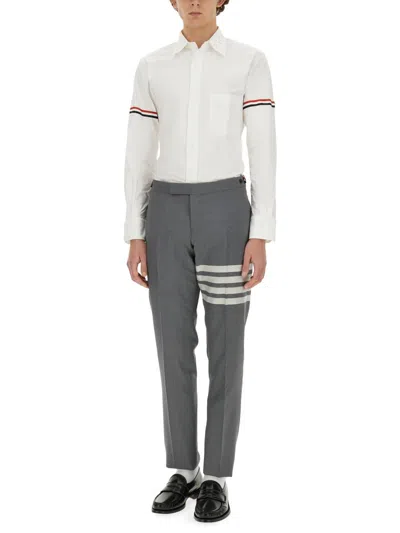 Thom Browne Classic Button-down Shirt In White