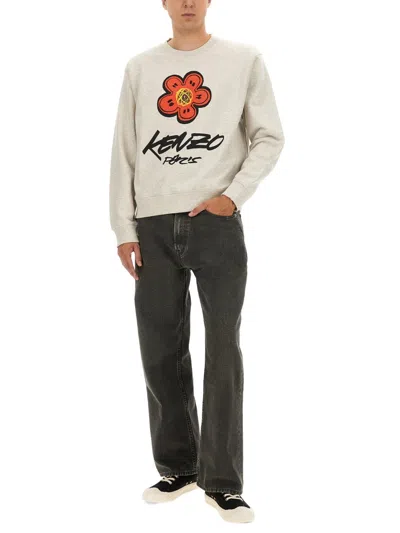 Kenzo Classic Sweatshirt. In White
