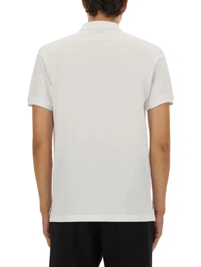 Moschino Polo Collar Short Sleeves T-shirt In White