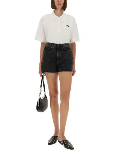 Rotate Birger Christensen Rotate Birgerchristensen White Organic Cotton T-shirts In White