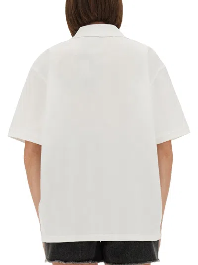 Rotate Birger Christensen Rotate Birgerchristensen White Organic Cotton T-shirts In White