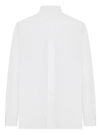 Saint Laurent Cotton Poplin Cassandre Shirt Clothing In Black