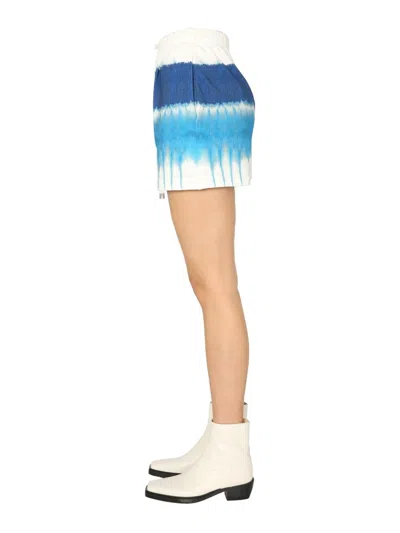 Alberta Ferretti Alberta Ferreti Cotton Shorts In Blue
