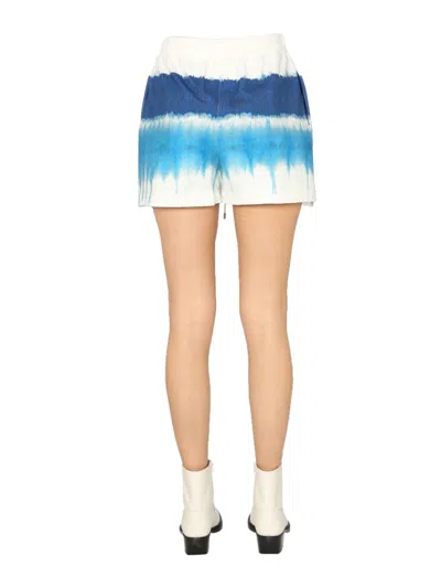 Alberta Ferretti Alberta Ferreti Cotton Shorts In Blue