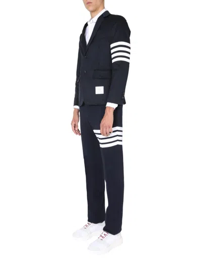Thom Browne Deconstructed Classic Sports Jacket In Black