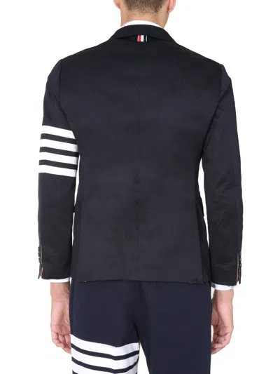 Thom Browne Deconstructed Classic Sports Jacket In Black