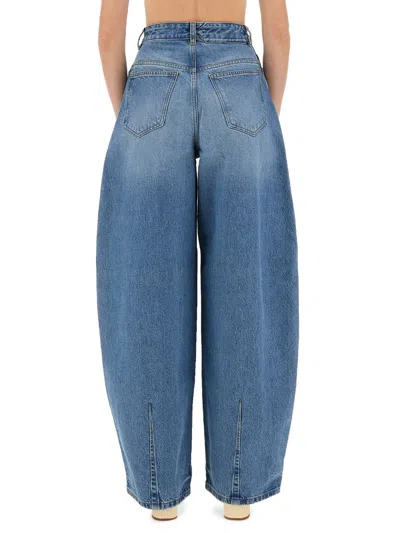 Jacquemus Le De-nimes Le De-nimes Ovalo Jeans In Blue