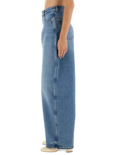 Jacquemus Le De-nimes Le De-nimes Ovalo Jeans In Blue